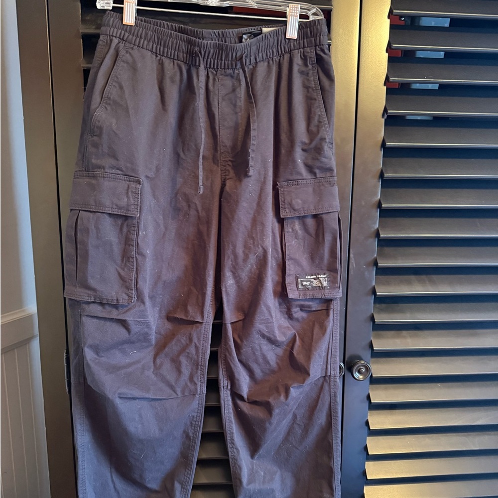 H&M Men's Cargo Pants - Dark Gray
